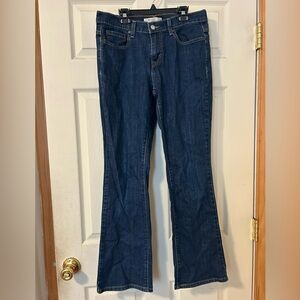 Levi's Dark Blue Boot Cut Jeans size 8 Medium